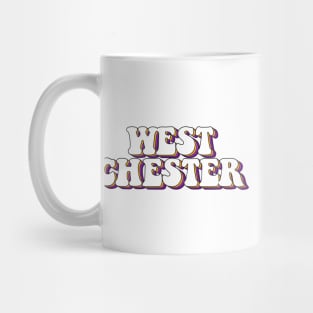 west chester lettering Mug